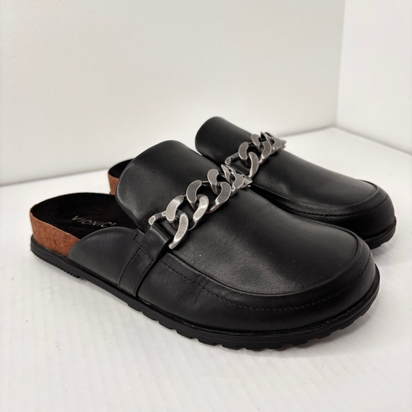 Vionic Georgie Mule Black Leather Womens Comfort Shoe Size 8.5 Arch Support NEW! - Picture 6 of 13
